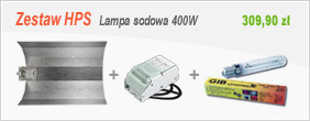 Zestaw HPS Lampa sodowa 400W